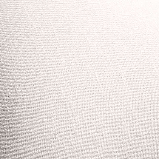 Organic Cotton Monogrammable 20"x20" Pampas Ivory Throw Pillow with Down-Alternative Insert
