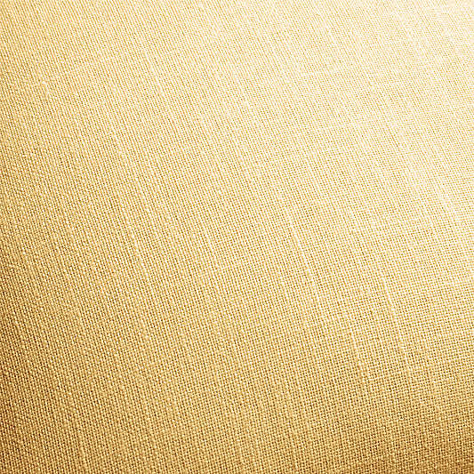 Organic Cotton Monogrammable 20"x20" Lemon Sorbet Yellow Throw Pillow Cover