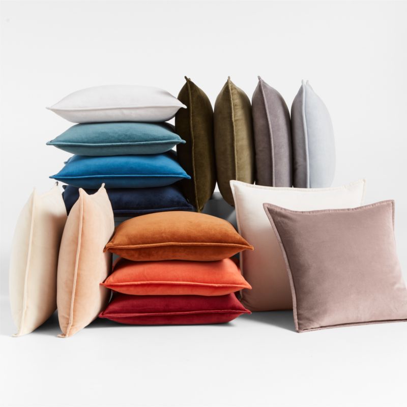 Cotton velvet pillow covers sale