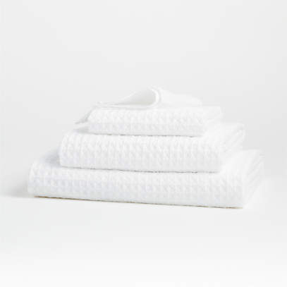 Spa Cloud Waffle Towels White / Bath Sheet