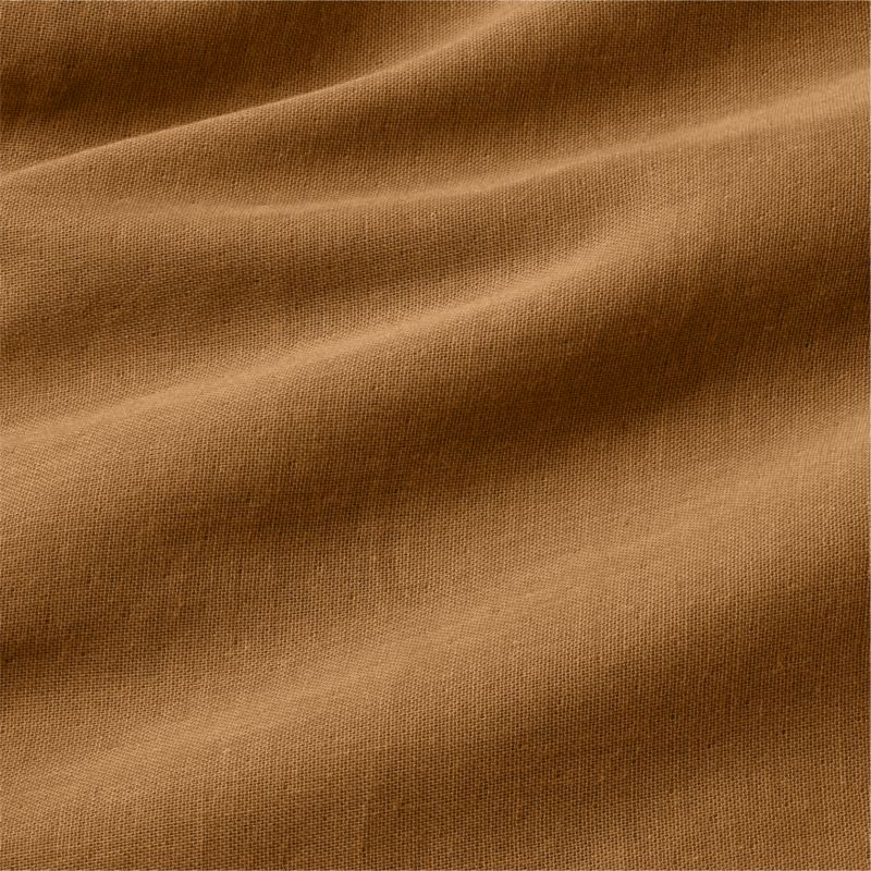 Organic Double Weave Brulee Brown Full/Queen Duvet