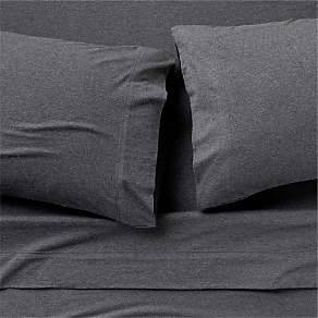 Cozysoft Organic Jersey Charcoal Grey King Bed Sheet Set + Reviews