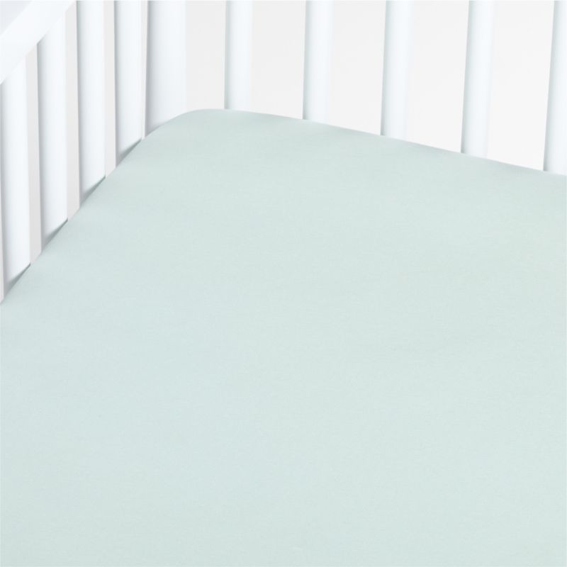 Baby's First Green Organic Jersey Baby Crib Fitted Sheet
