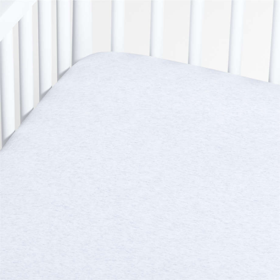 Baby's First Grey Organic Jersey Baby Crib Fitted Sheet + Reviews ...