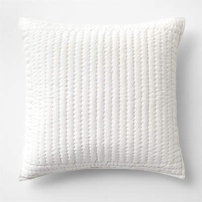 Ivory euro shop pillow shams