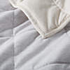 Comfy Tee Organic Cotton Jersey Reversible Light Grey and Beige Twin XL Quilt