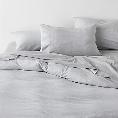 Lindstrom Cotton Grey Full/Queen Duvet Cover + Reviews