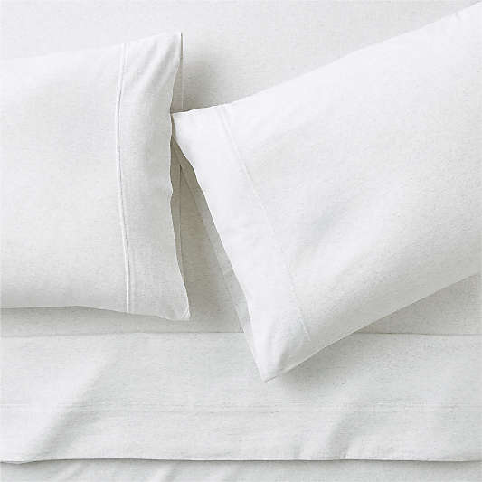 Comfy Tee Light Grey Organic Cotton Jersey Kids Twin Sheet Set