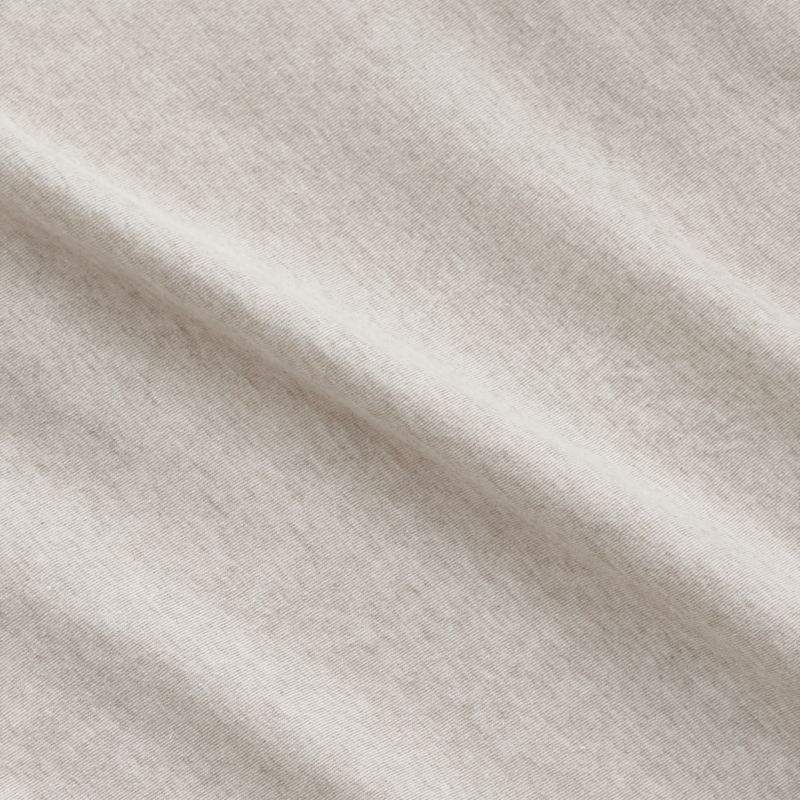 Cozysoft Organic Cotton Jersey Oatmeal Brown Full/Queen Duvet Cover - image 10 of 11