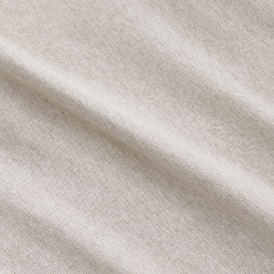 Cozysoft Organic Cotton Jersey Oatmeal Brown Duvet Cover