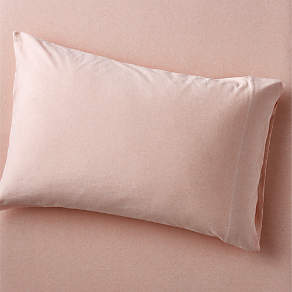 Modern Comfy Tee Pink Stripe Organic Cotton Jersey Kids Pillow