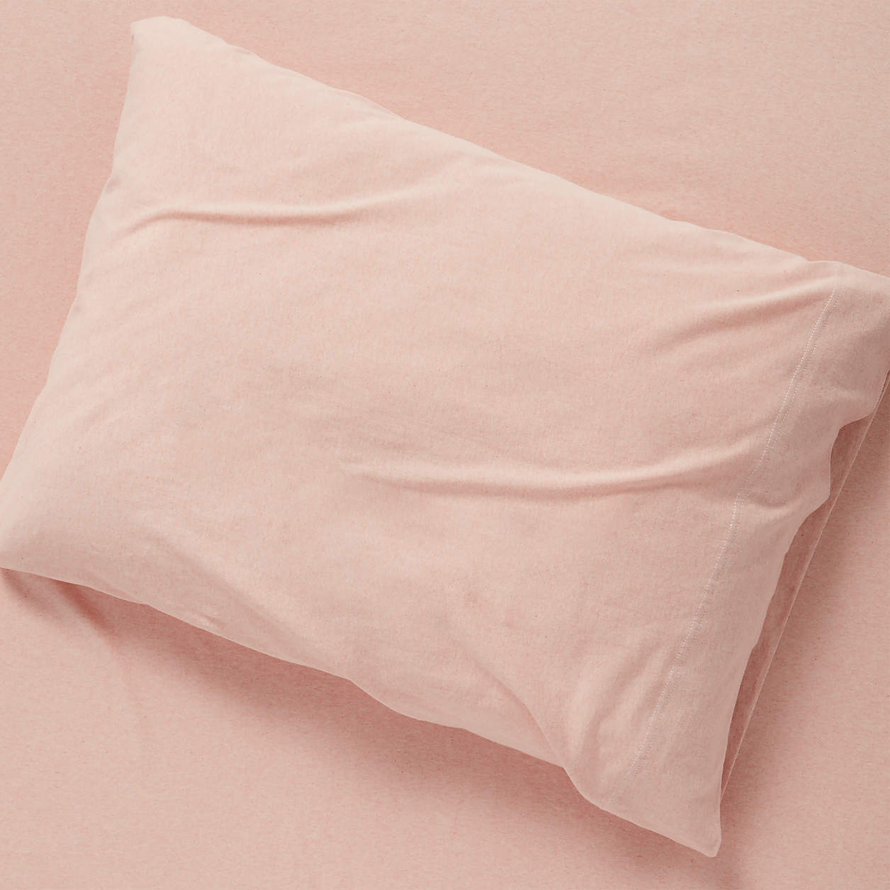 Modern Comfy Tee Pink Organic Cotton Jersey Kids Pillowcase Crate & Kids