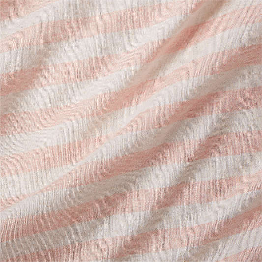 Comfy Tee Pink Stripe Organic Cotton Jersey Kids Duvet Cover