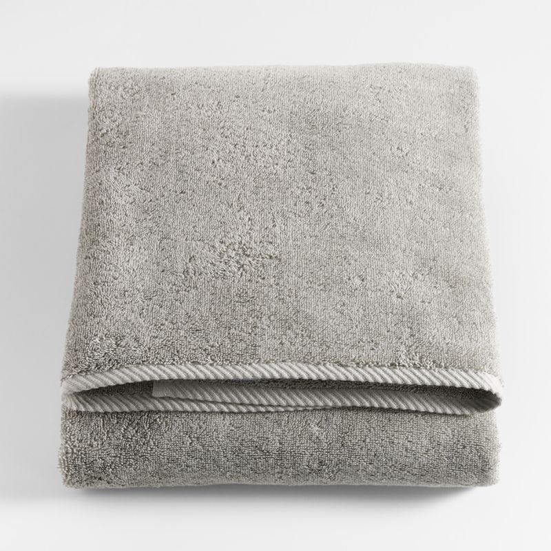 Quick-Dry Ash Organic Cotton Bath Sheet