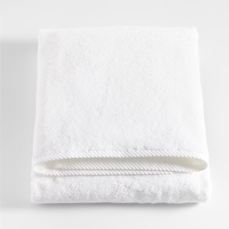 Quick-Dry White Organic Cotton Bath Sheet