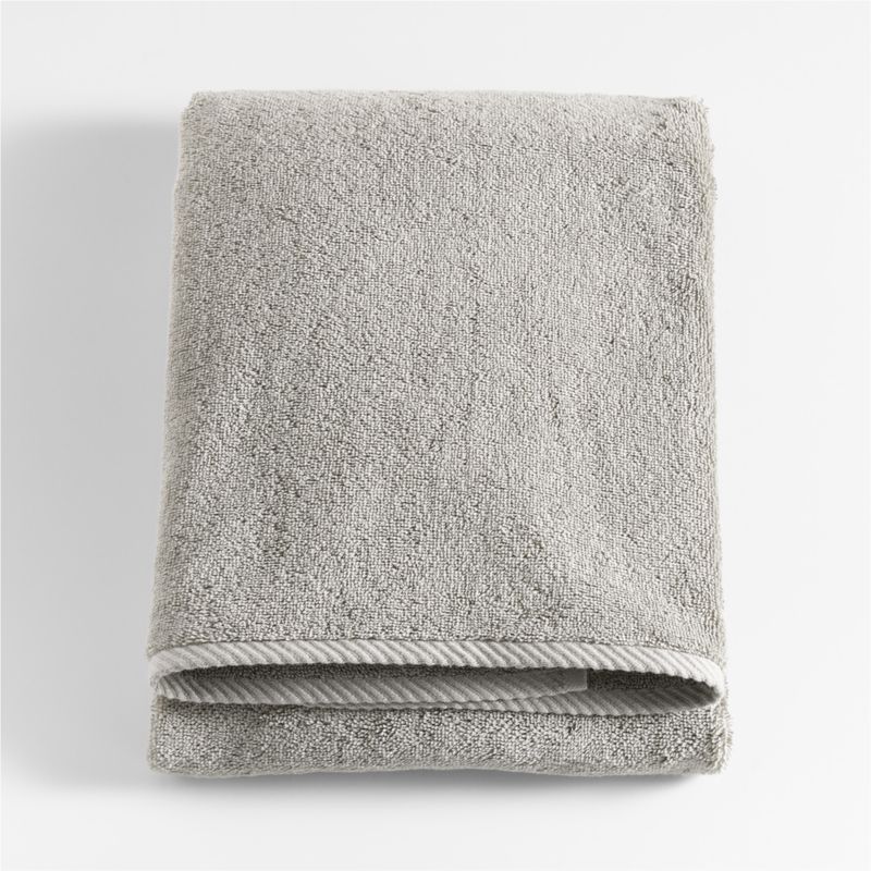 Quick-Dry Ash Organic Cotton Bath Towel - image 3 of 4