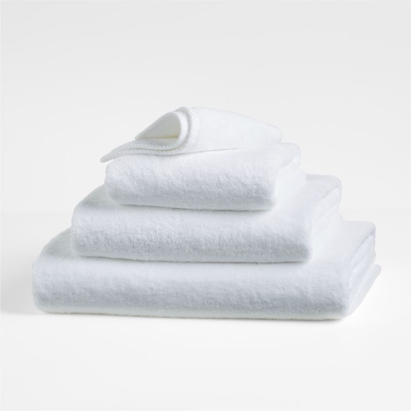 REFIBRA Organic Cotton Crisp White Bath Towels, Set of 6 + Reviews