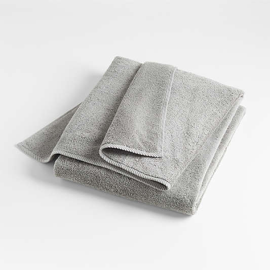 Quick-Dry Ash Organic Cotton Bath Sheet