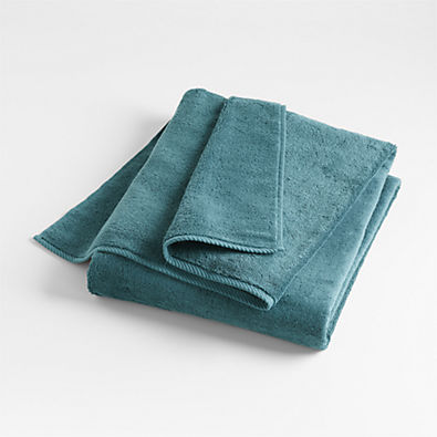 View Quick-Dry Teal Organic Cotton Bath Sheet details