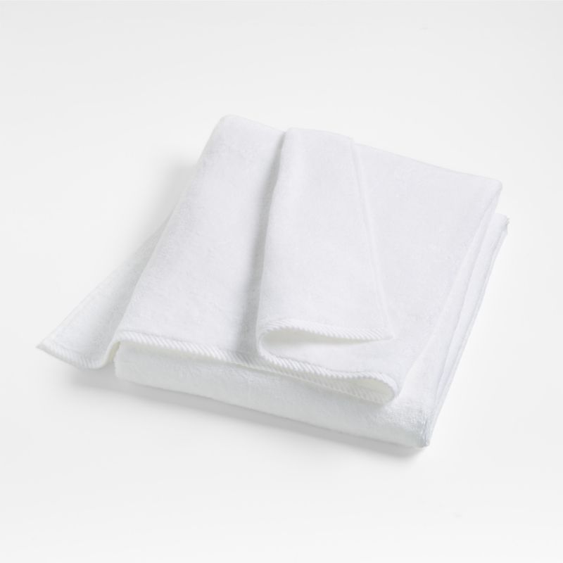 Quick-Dry White Organic Cotton Bath Sheet