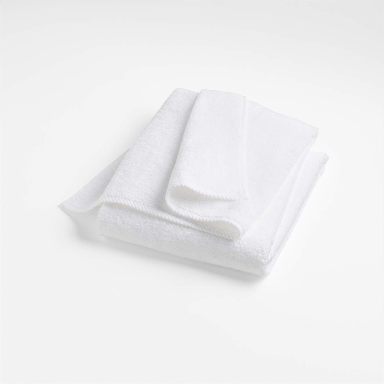 Quick-Dry White Organic Cotton Bath Towel + Reviews | Crate & Barrel