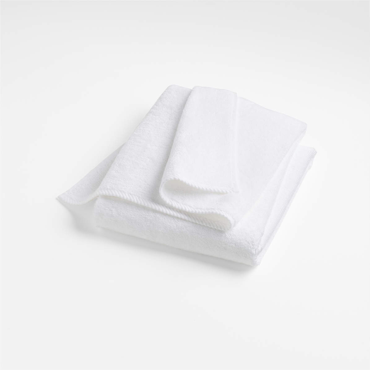 Quick Dry White Organic Cotton Bath Towel Reviews Crate Barrel