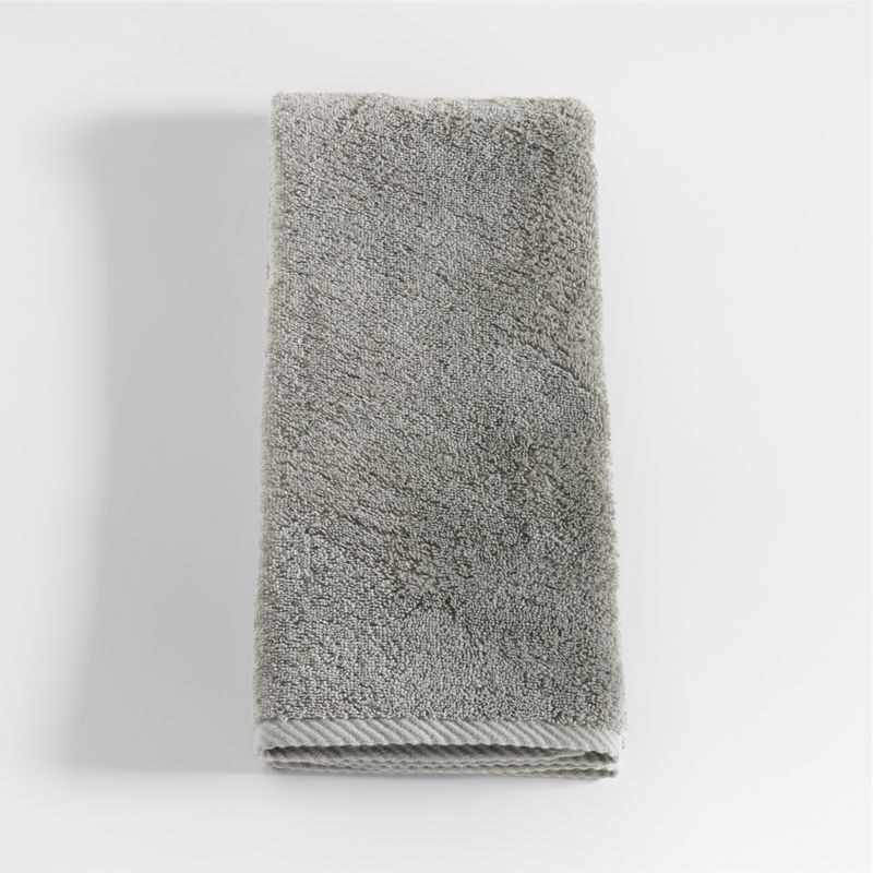 Quick-Dry Ash Organic Cotton Hand Towel - image 3 of 4