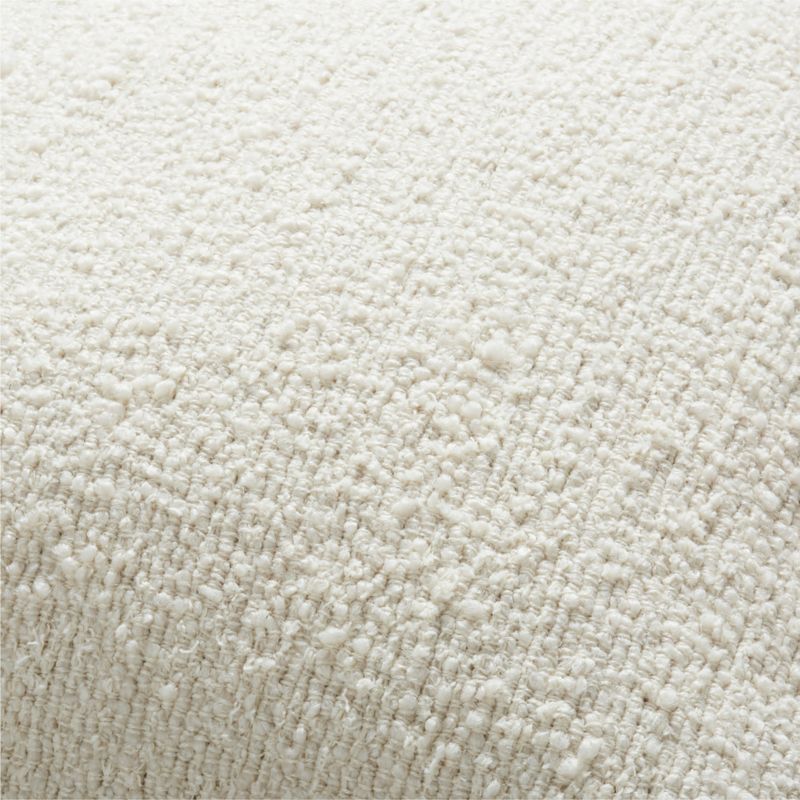 Arctic Ivory Organic Soft Boucle 20"x20" Throw Pillow Cover - image 5 of 6