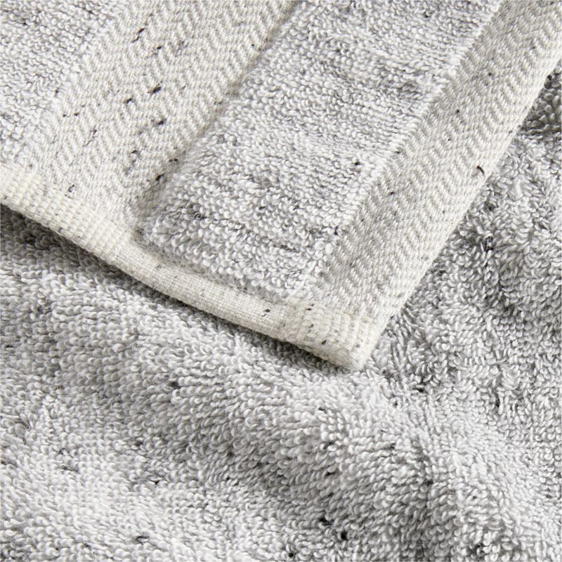 Organic Turkish Cotton Grey Fleck Wash Cloth + Reviews