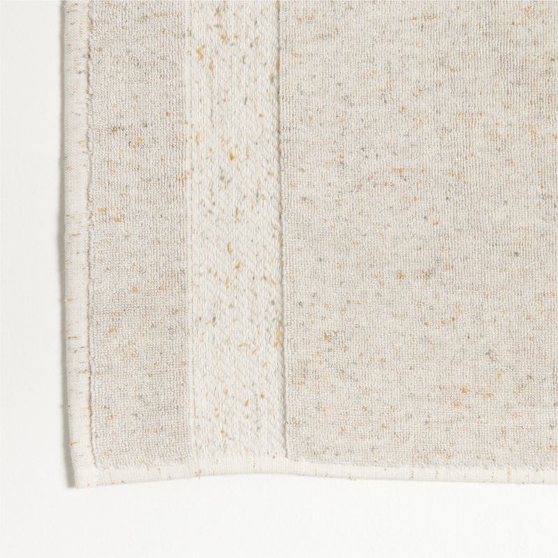 Organic Turkish Cotton Natural Beige Fleck Bath Mat 20"x34" - image 2 of 4