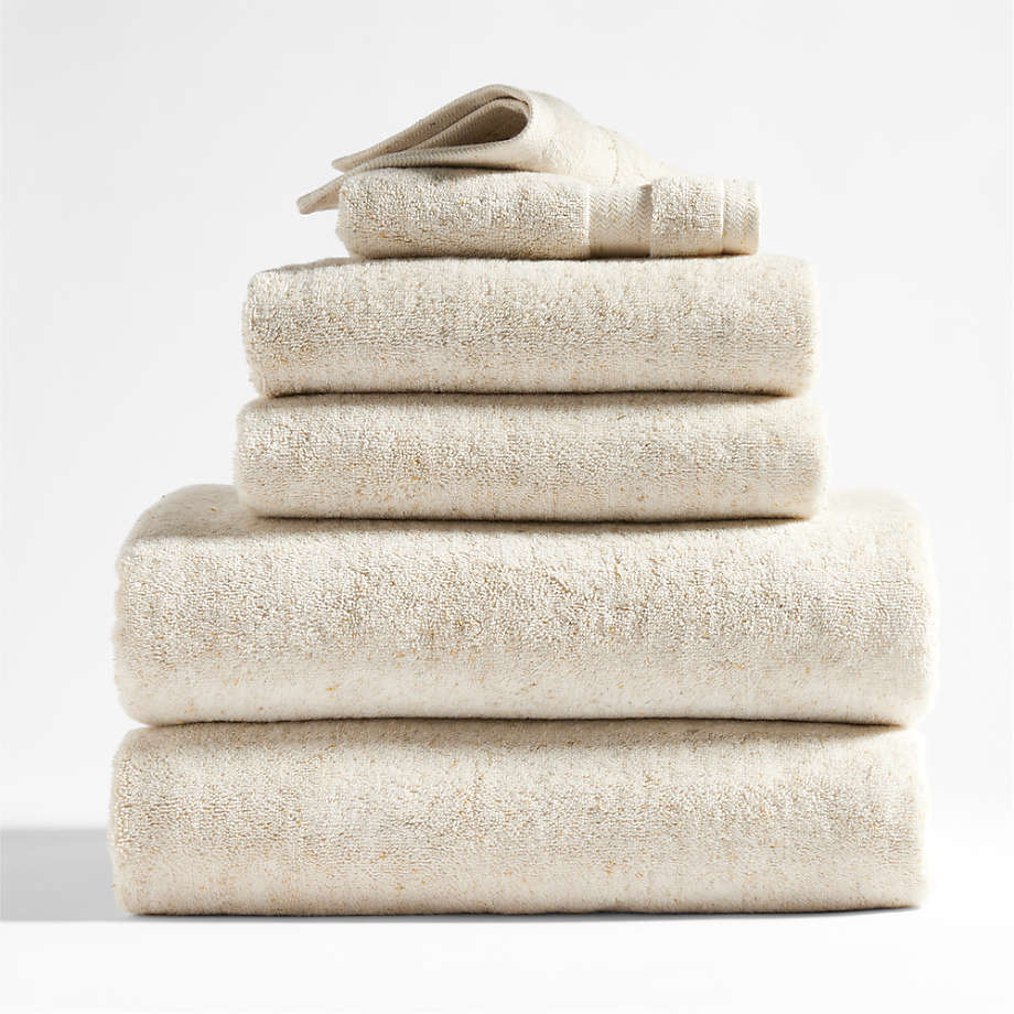 Organic Turkish Cotton Taupe Hand Towel + Reviews