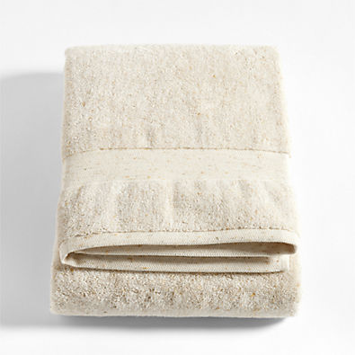 View Organic Turkish Cotton Natural Beige Fleck Bath Sheet details