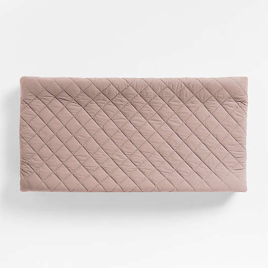 Cozy Cloud Plum Rose Washed Organic Cotton Changing Pad Cover