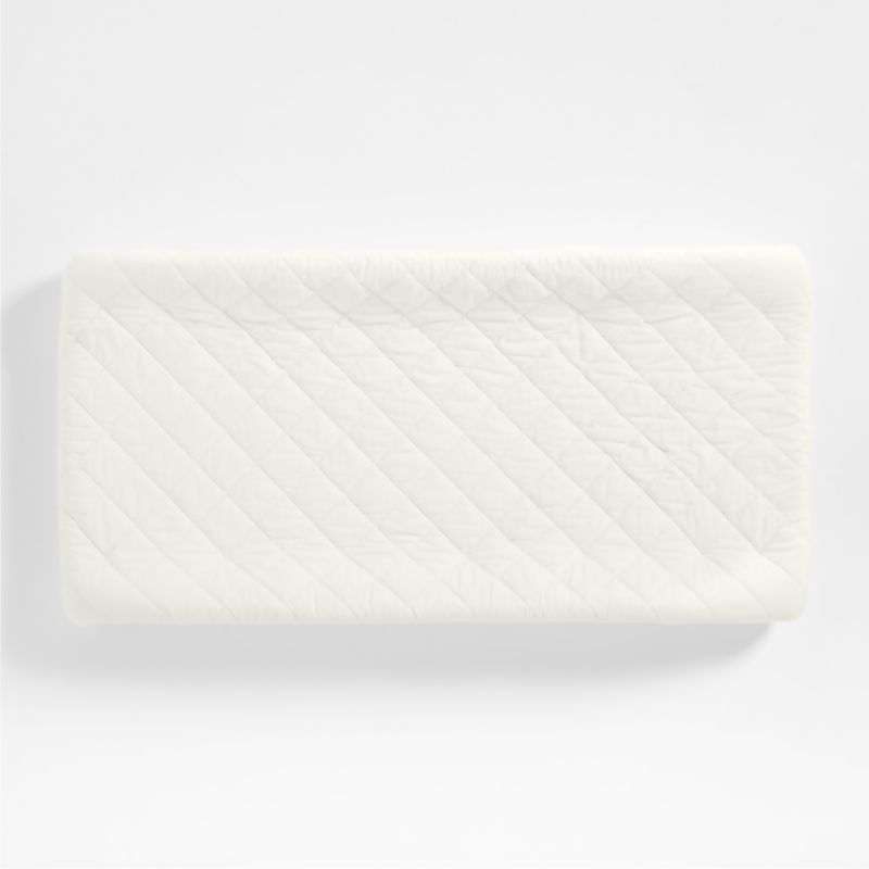 Cozy Cloud Pampas Ivory Washed Organic Cotton Changing Pad Cover