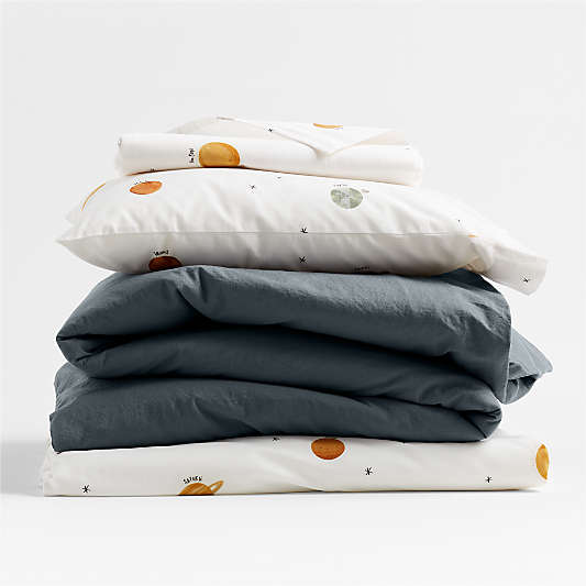 Stay Cool Outer Orbit Organic Cotton Toddler Sheet Set