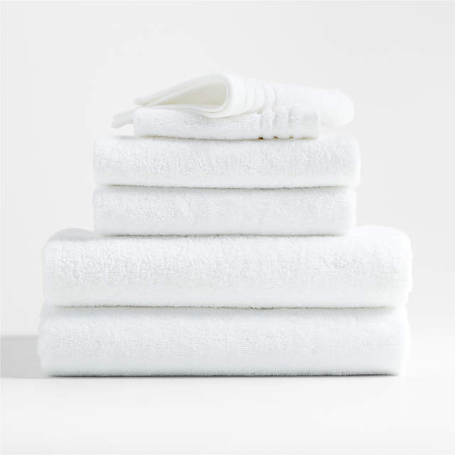 Organic Cotton Bath Towel Set - White, Misona