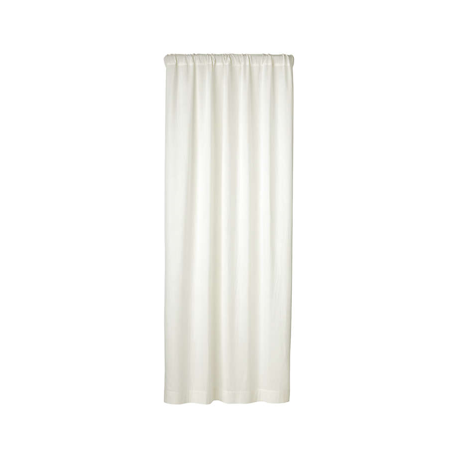 Organic Cotton Double Weave Tofu Sheer Curtain Panel 50 x 108 Crate