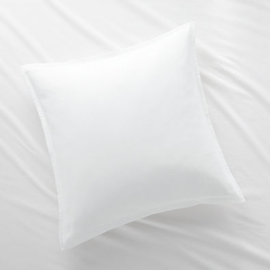 View Aire Organic Cotton White Euro Bed Pillow Sham details