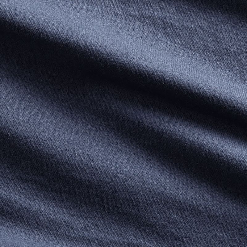 Organic Double Weave Indigo Blue King Duvet