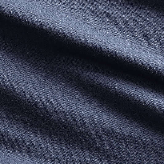 Organic Double Weave Indigo Blue King Sham