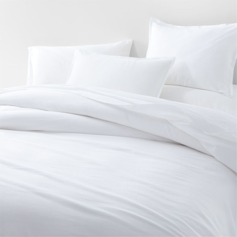 Aire Organic Cotton White Duvet Cover