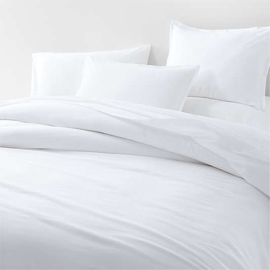 Aire Organic Cotton White King Duvet Cover