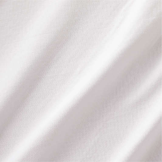 Organic Double Weave Light Grey King Sham