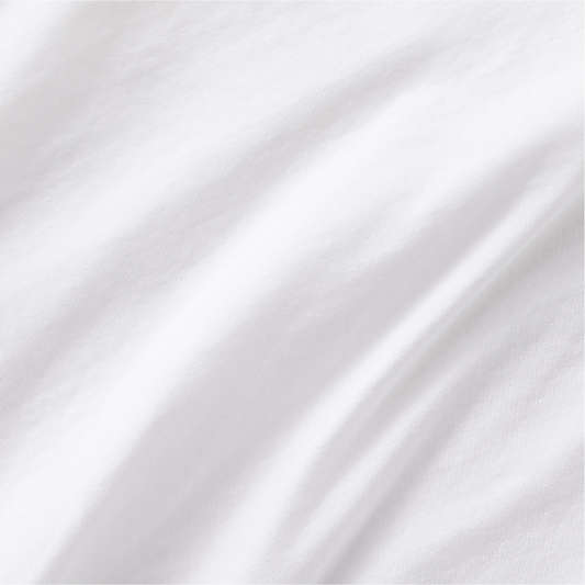 Aire Organic Cotton White King Bed Sheet Set