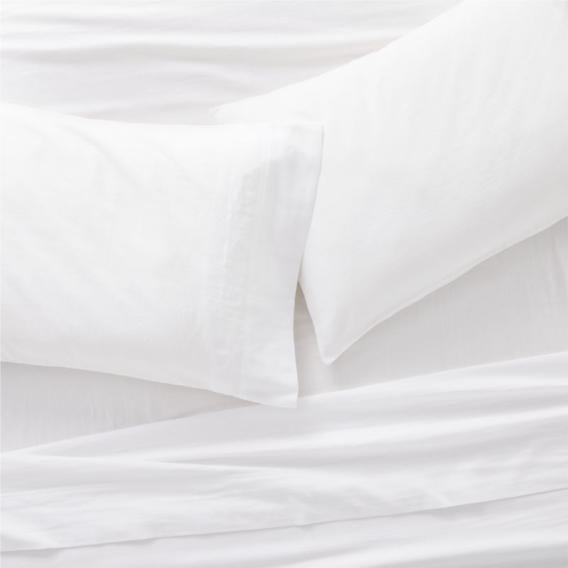 Aire Organic Cotton White Full/Queen Bedding Set