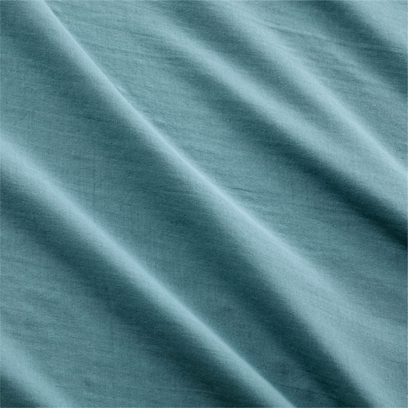 Organic Double Weave Teal King Sheet Set - image 1 of 3