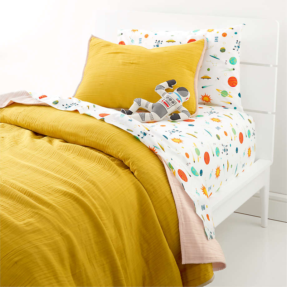 Car Blanket Fleece Bed Blanket Cradle Blanket Sherpa 100/% cotton /' Ocher /' Baby Blanket