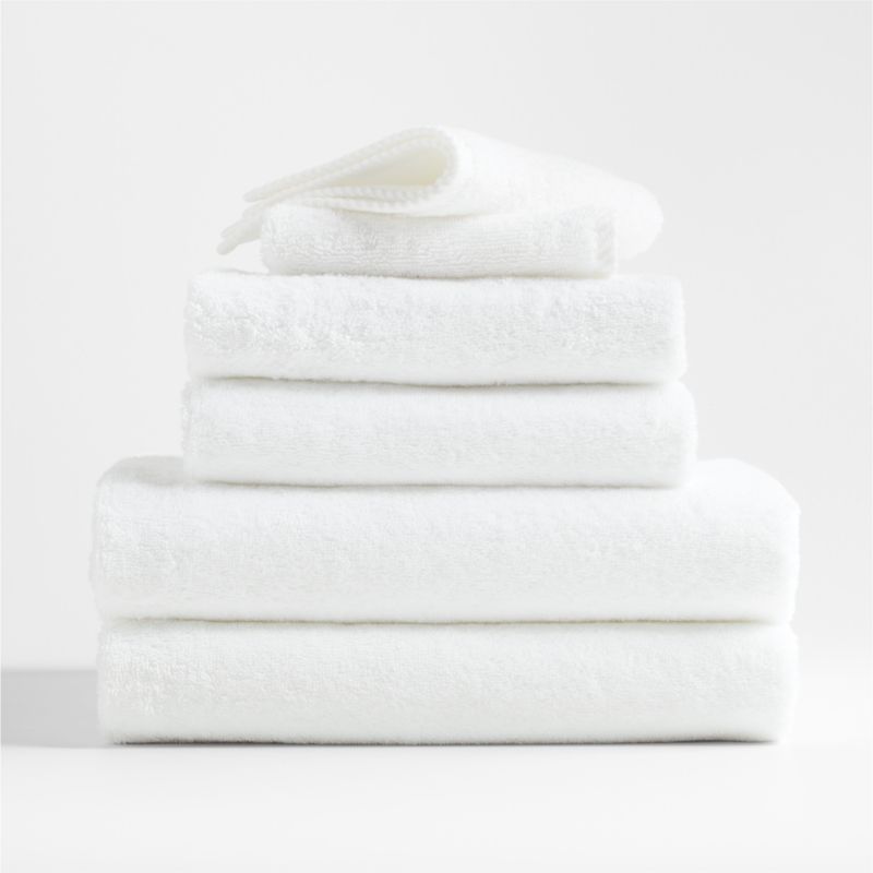 Quick-Dry White Organic Cotton Bath Sheet + Reviews
