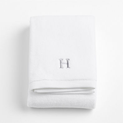 View Luxe Plush Organic Turkish Cotton White Bath Towel details