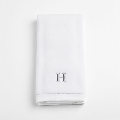View Luxe Plush Organic Turkish Cotton White Hand Towel details